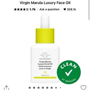 Drunk Elephant Virgin Marula Luxury Face Oil - Large Size